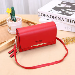 2023 New Ladies' Purse Korean Style Large Capacity Multi-Functional Shoulder Bag Mid-Length Clutch Coin Purse