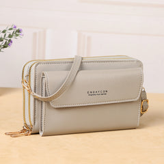 Long Horizontal Wallet Women's Summer K-style Large-Capacity Crossbody Bag Shoulder Women's Bag Multi-Functional Wrist Bag Card Storage Case