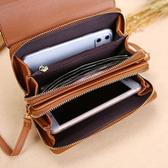 2023 New Ladies' Purse Korean Style Large Capacity Multi-Functional Shoulder Bag Mid-Length Clutch Coin Purse