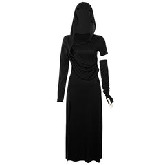 Sylcue Dune Waste Soil Wind Slim Looking Long Sleeves Dress