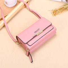 2023 New Ladies' Purse Korean Style Large Capacity Multi-Functional Shoulder Bag Mid-Length Clutch Coin Purse