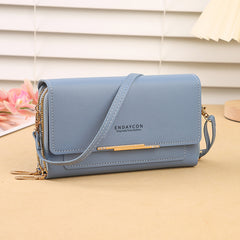 Long Horizontal Wallet Women's Summer K-style Large-Capacity Crossbody Bag Shoulder Women's Bag Multi-Functional Wrist Bag Card Storage Case