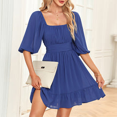 2024 Summer New Arrival off-Neck European and American Style Dress