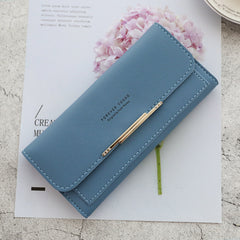 Women's Wallet Long 2024 New Arrival Japanese and Korean Large Capacity Multi-Card Holder Stylish Simple and Versatile Foldable Clutch Bag Wallet