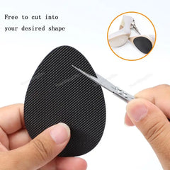 1Pair Shoe Sole Protector for heels Anti-Slip Shoe Repair Rubber Soles Adhesive Repair High Heels Self-Adhesive Bottom Sheet