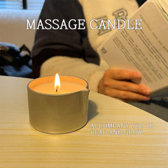 Massage Candle -Essential Oil- Six different scents , 1oz/2oz Melts into Warm Massage Oil - Sensual Massage Candle, Pour Spout