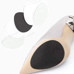 1Pair Shoe Sole Protector for heels Anti-Slip Shoe Repair Rubber Soles Adhesive Repair High Heels Self-Adhesive Bottom Sheet