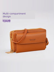 Long Horizontal Wallet Women's Summer K-style Large-Capacity Crossbody Bag Shoulder Women's Bag Multi-Functional Wrist Bag Card Storage Case